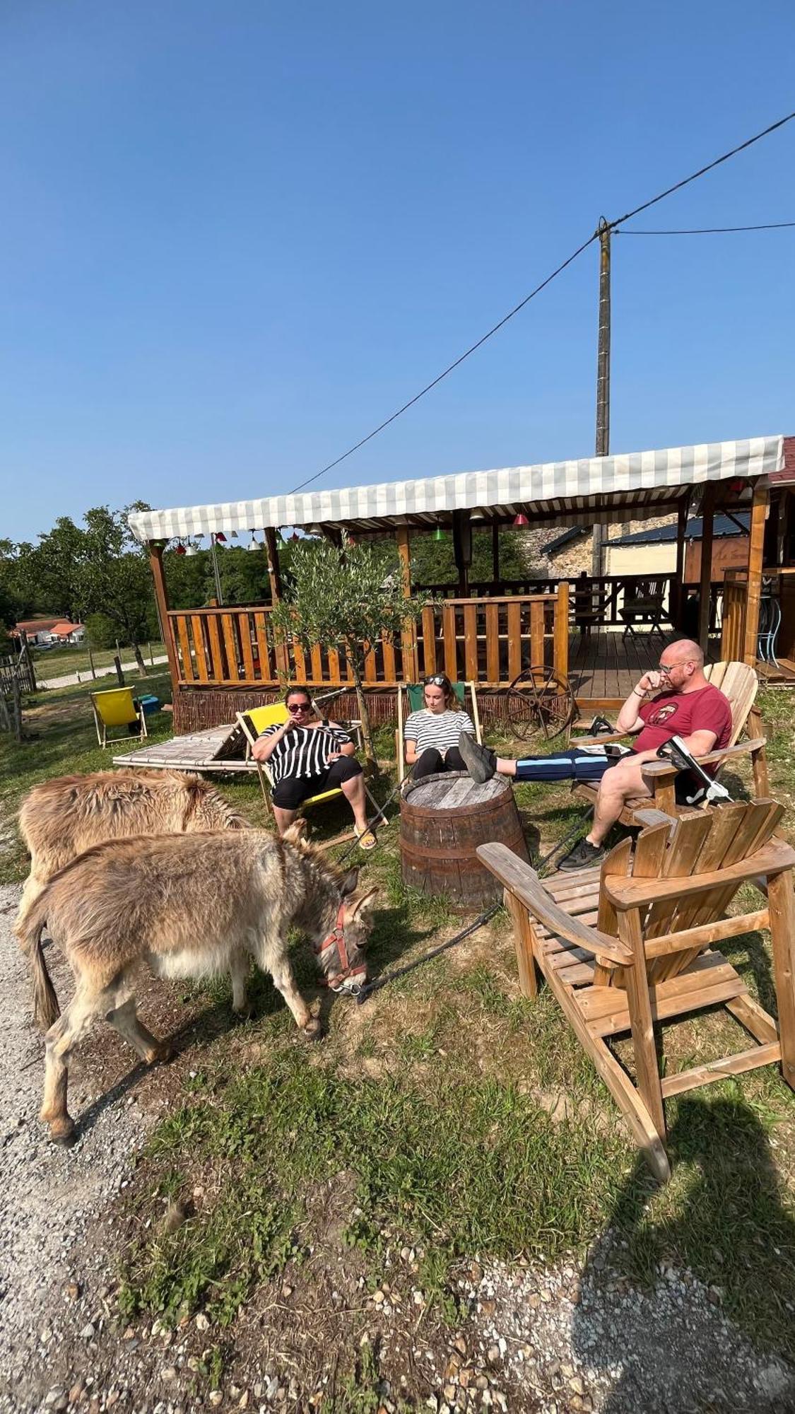 Camping De La Ferme Aux Anesses, Mobil Home Sofia2 Bressuire Kültér fotó